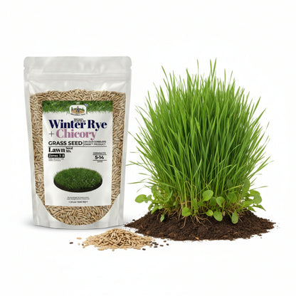 Wicked Tuff Turf Winter Rye + Chicory Seed Mix
