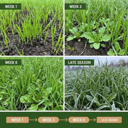 Wicked Tuff Turf Winter Rye + Chicory Seed Mix