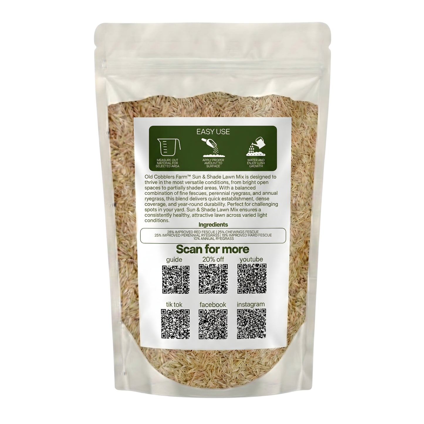 Wicked Tuff Turf Sun & Shade Grass Seed Mix