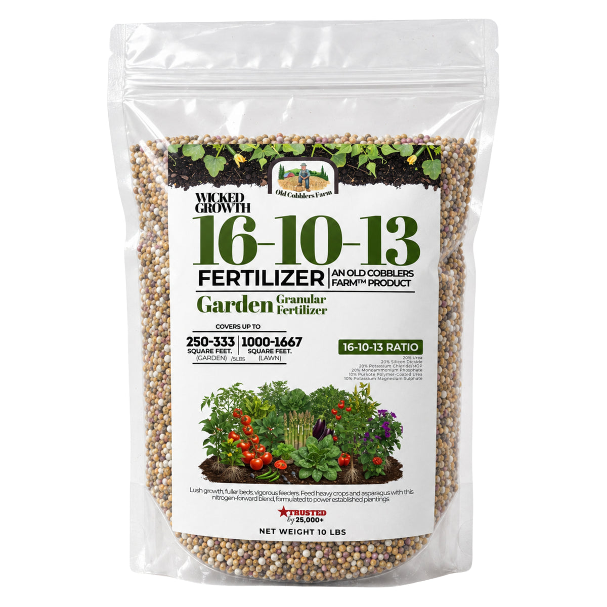 Wicked Growth 16-10-13 – Balanced Nutrition Fertilizer