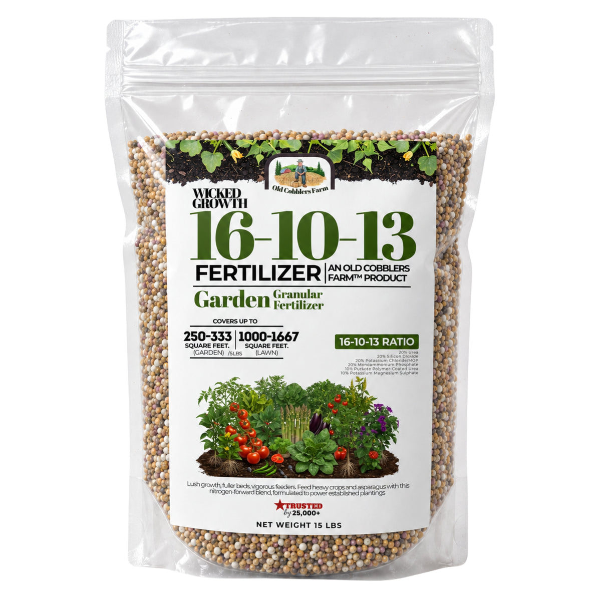 Wicked Growth 16-10-13 – Balanced Nutrition Fertilizer