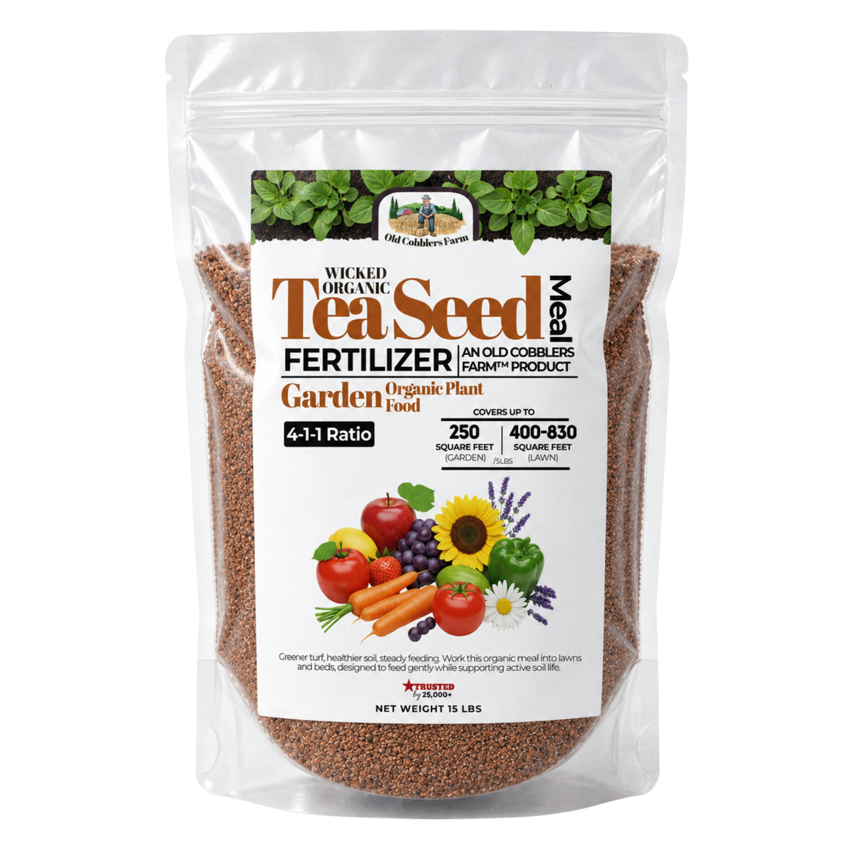 Wicked Organics Tea Seed Meal Fertilizer