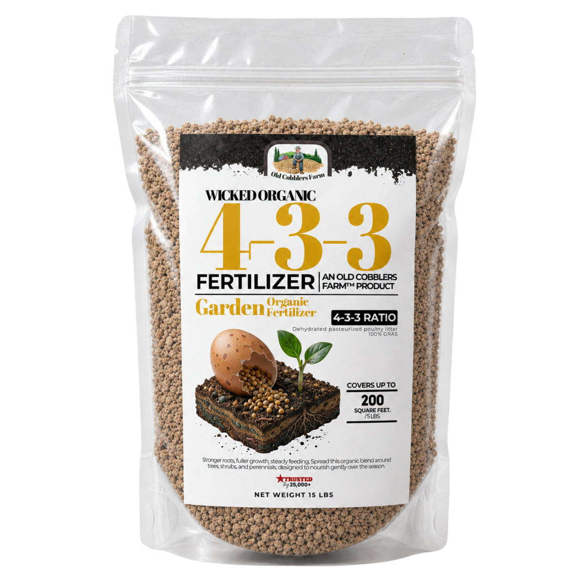 Wicked Organics 4-3-3 Fertilizer