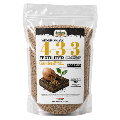 Wicked Organics 4-3-3 Fertilizer