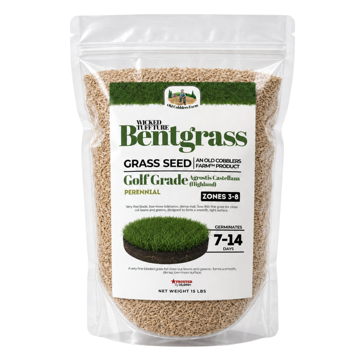 Wicked Tuff Turf Bentgrass Seed