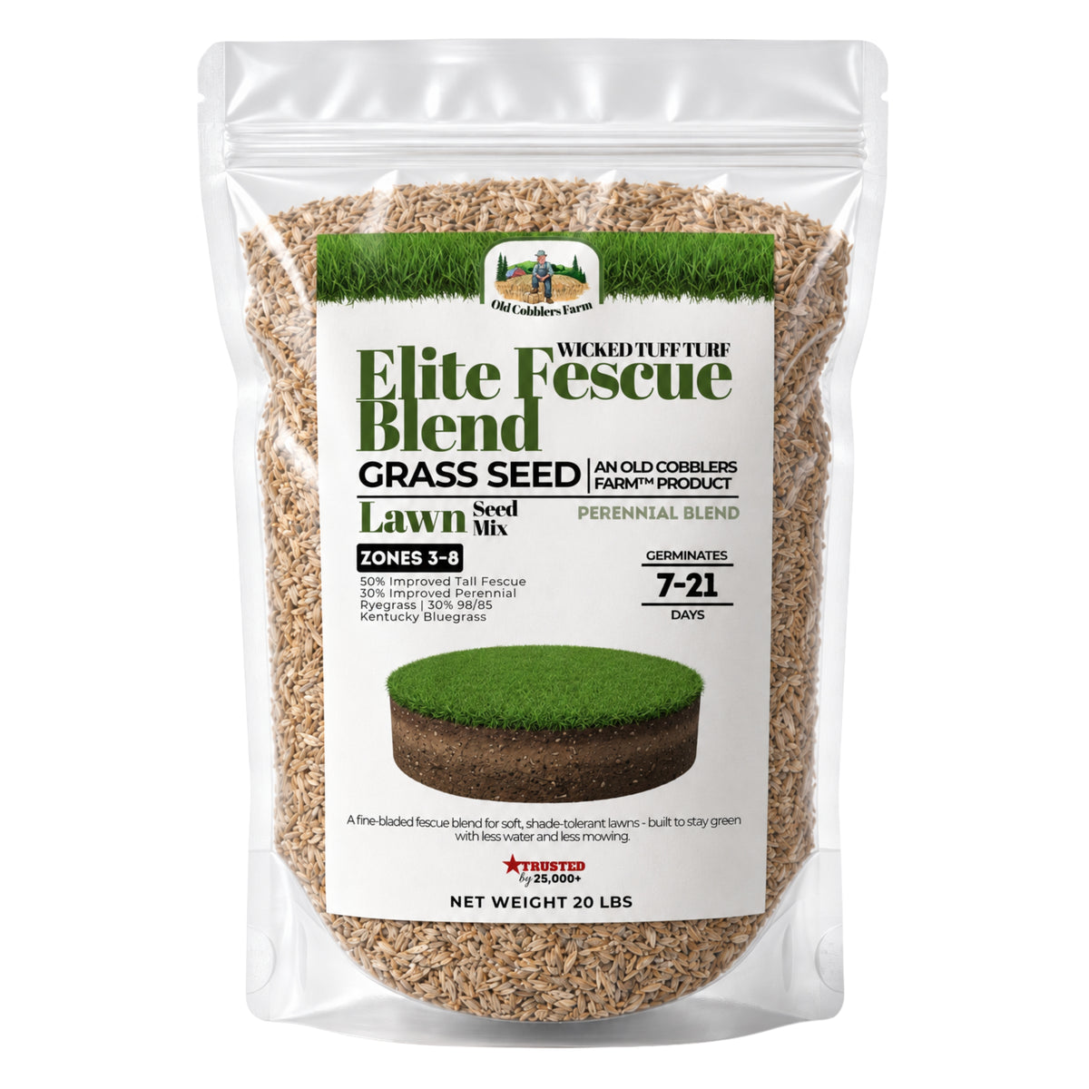 Wicked Tuff Turf Elite Fescue Blend Seed