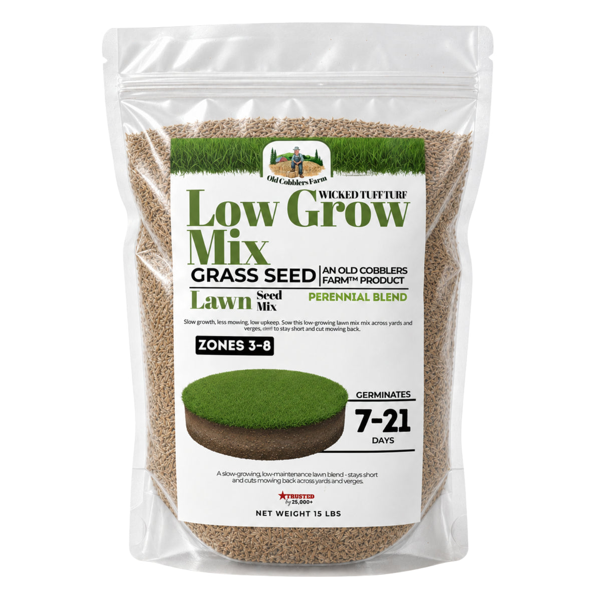 Wicked Tuff Turf Low Grow Seed Mix