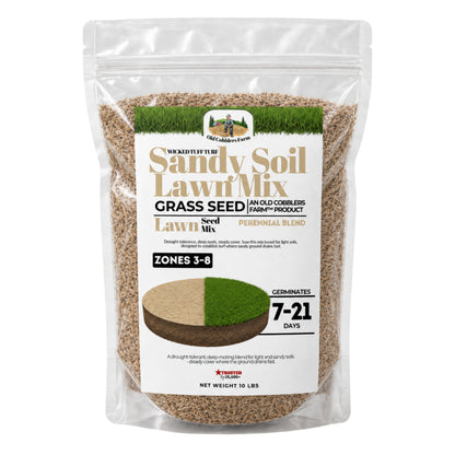 Wicked Tuff Turf Sandy Soil Lawn Seed Mix
