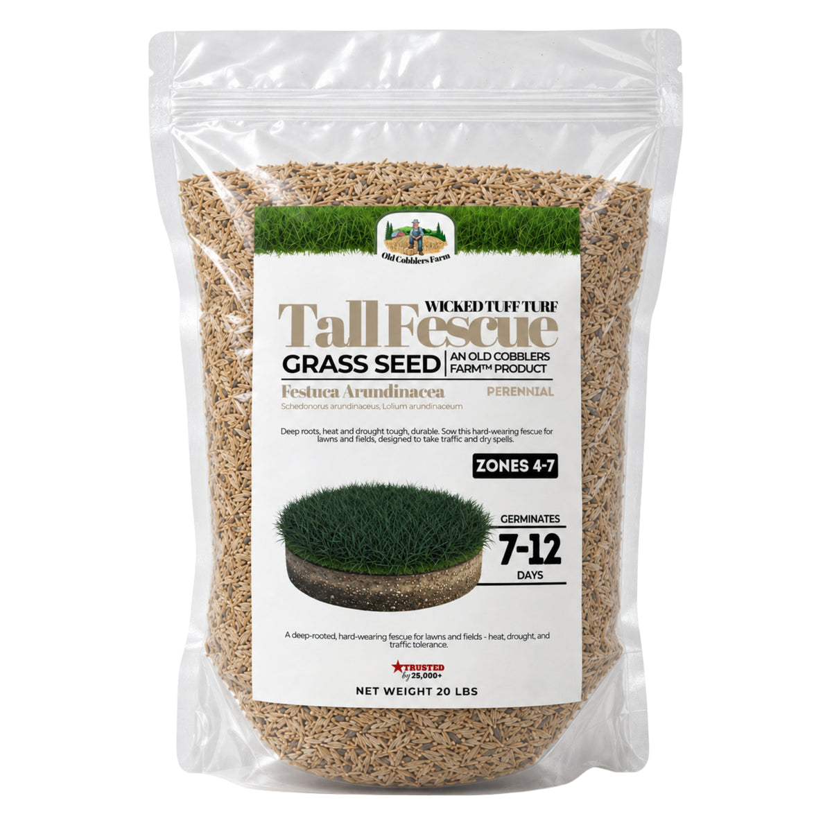 Wicked Tuff Turf Tall Fescue Seed
