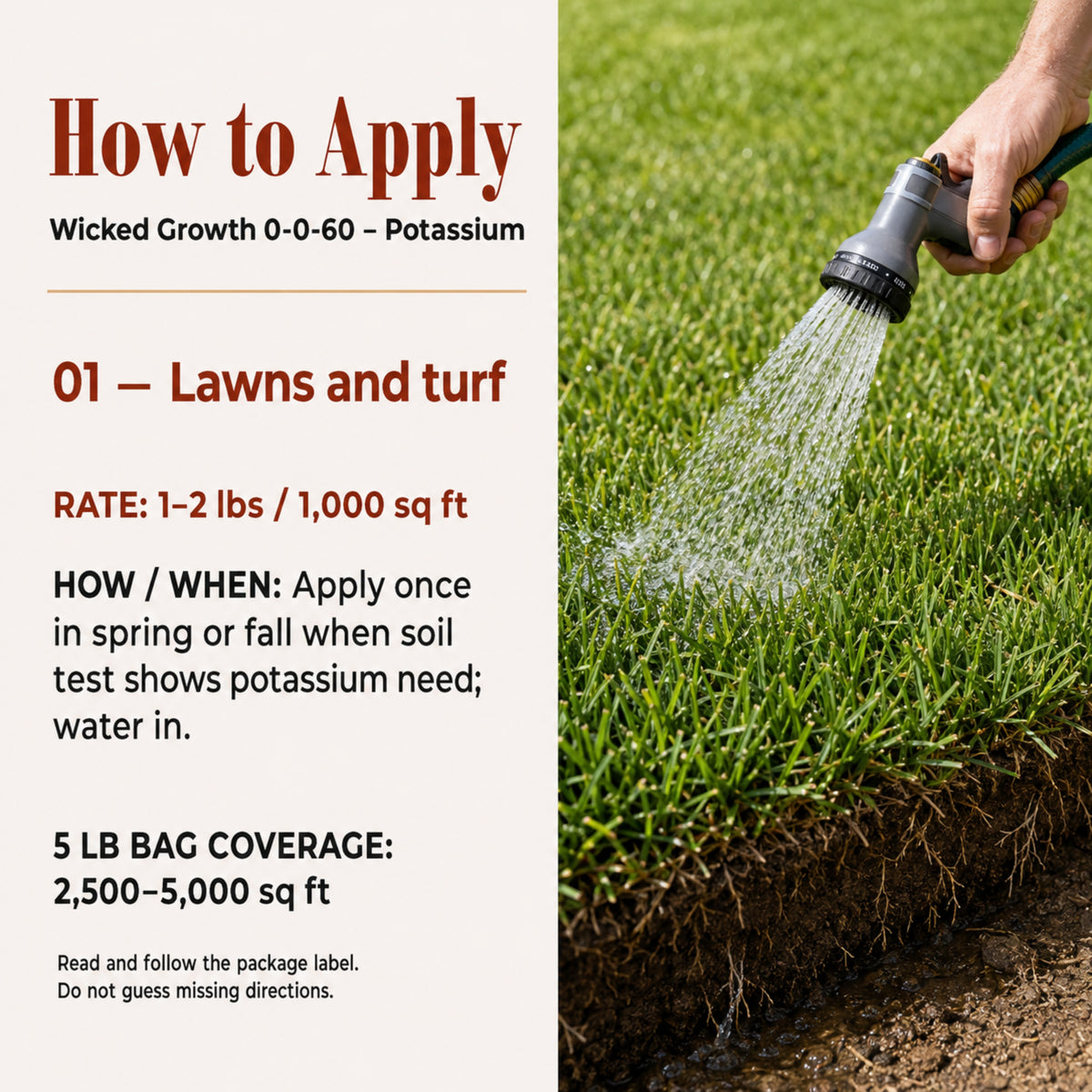 Wicked Growth 0-0-60 Fertilizer