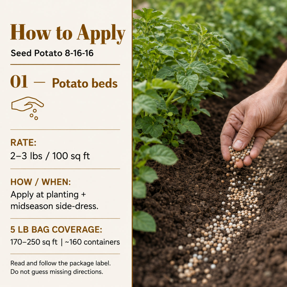 Wicked Growth Seed Potato Fertilizer