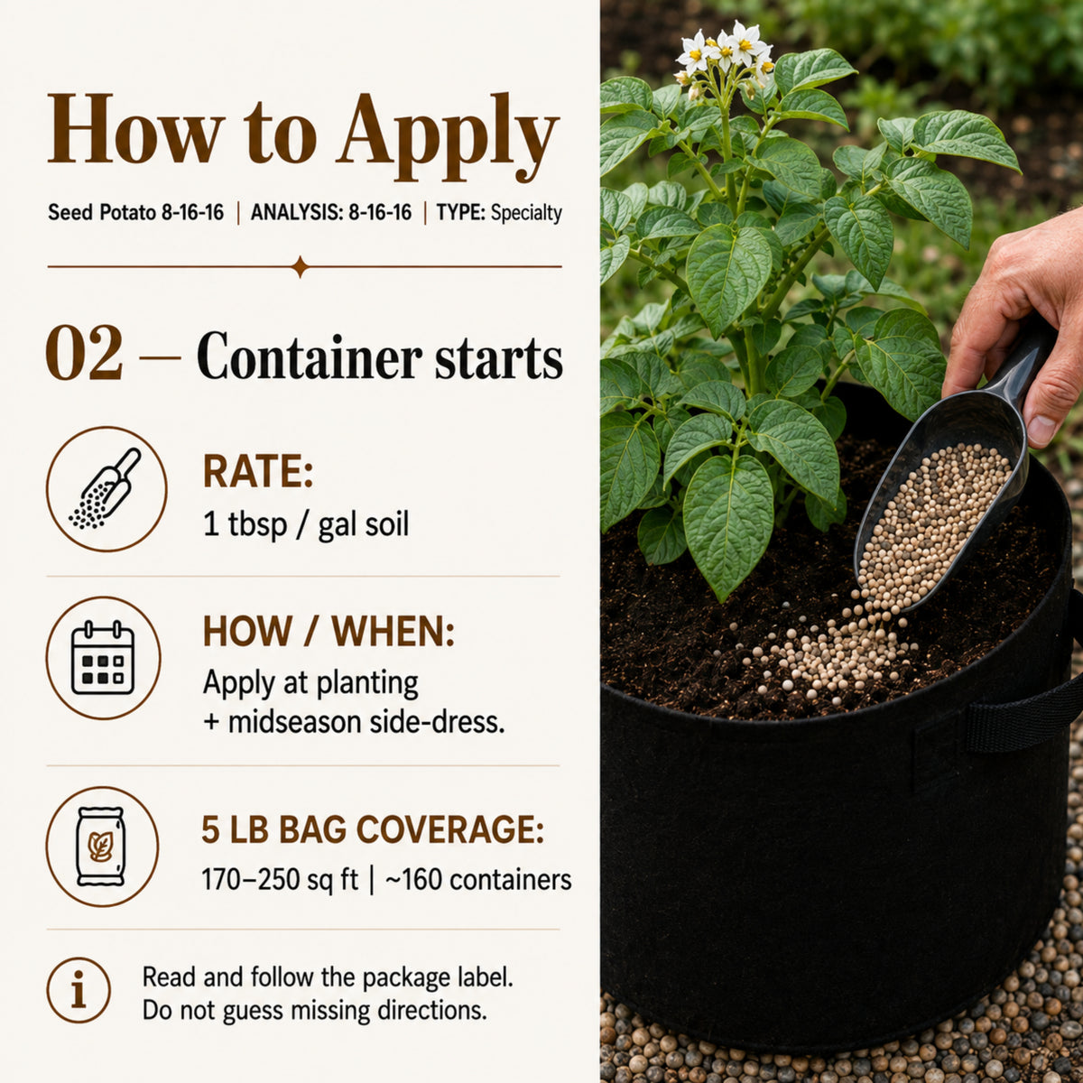 Wicked Growth Seed Potato Fertilizer