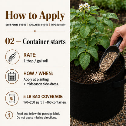 Wicked Growth Seed Potato Fertilizer