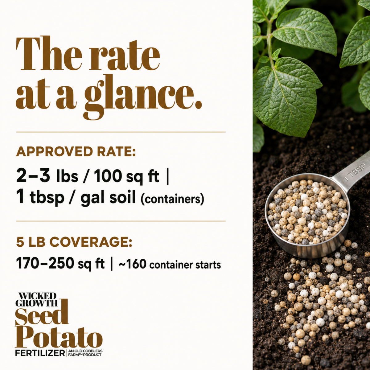Wicked Growth Seed Potato Fertilizer