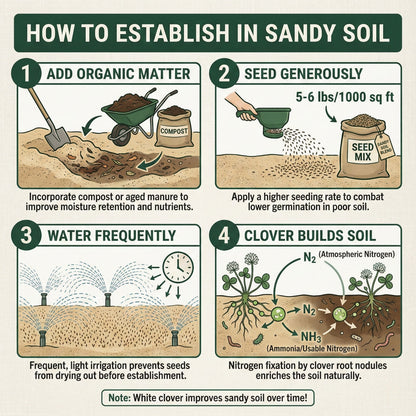 Wicked Tuff Turf Sandy Soil Lawn Seed Mix