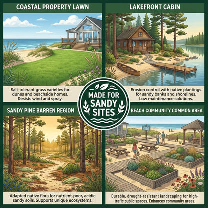 Wicked Tuff Turf Sandy Soil Lawn Seed Mix
