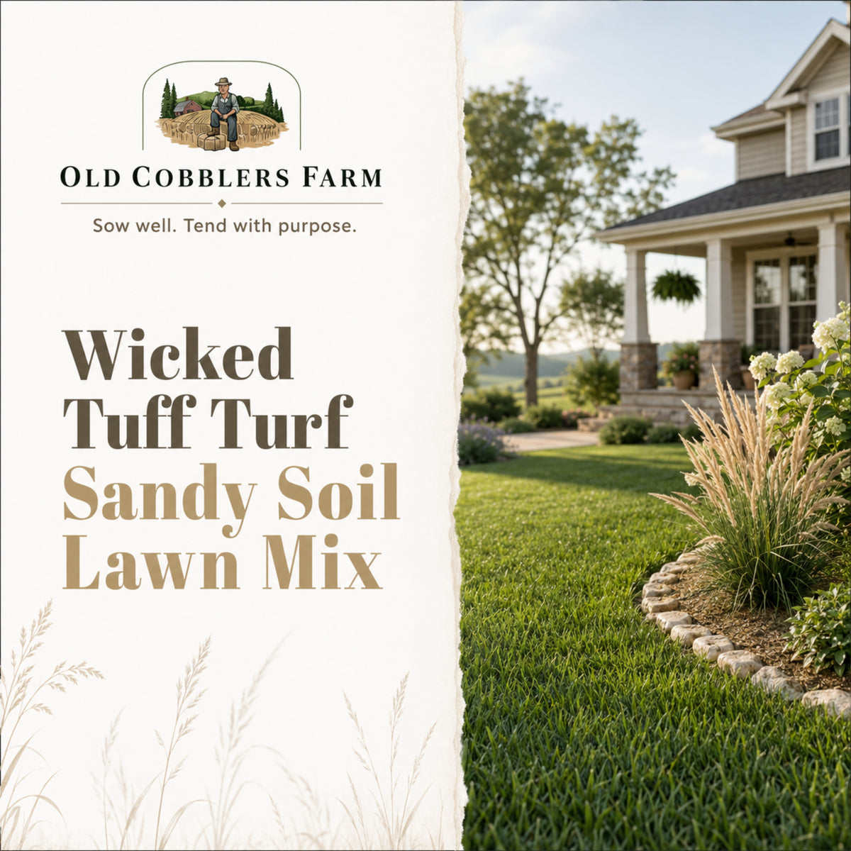 Wicked Tuff Turf Sandy Soil Lawn Seed Mix