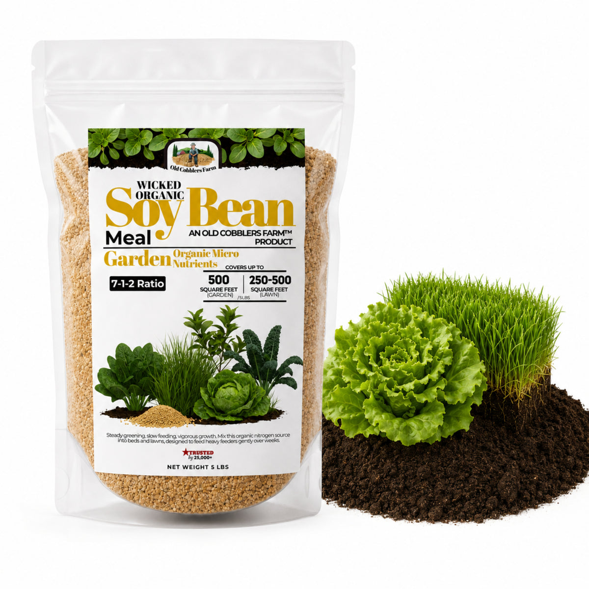 Wicked Organics Soy Bean Meal Fertilizer