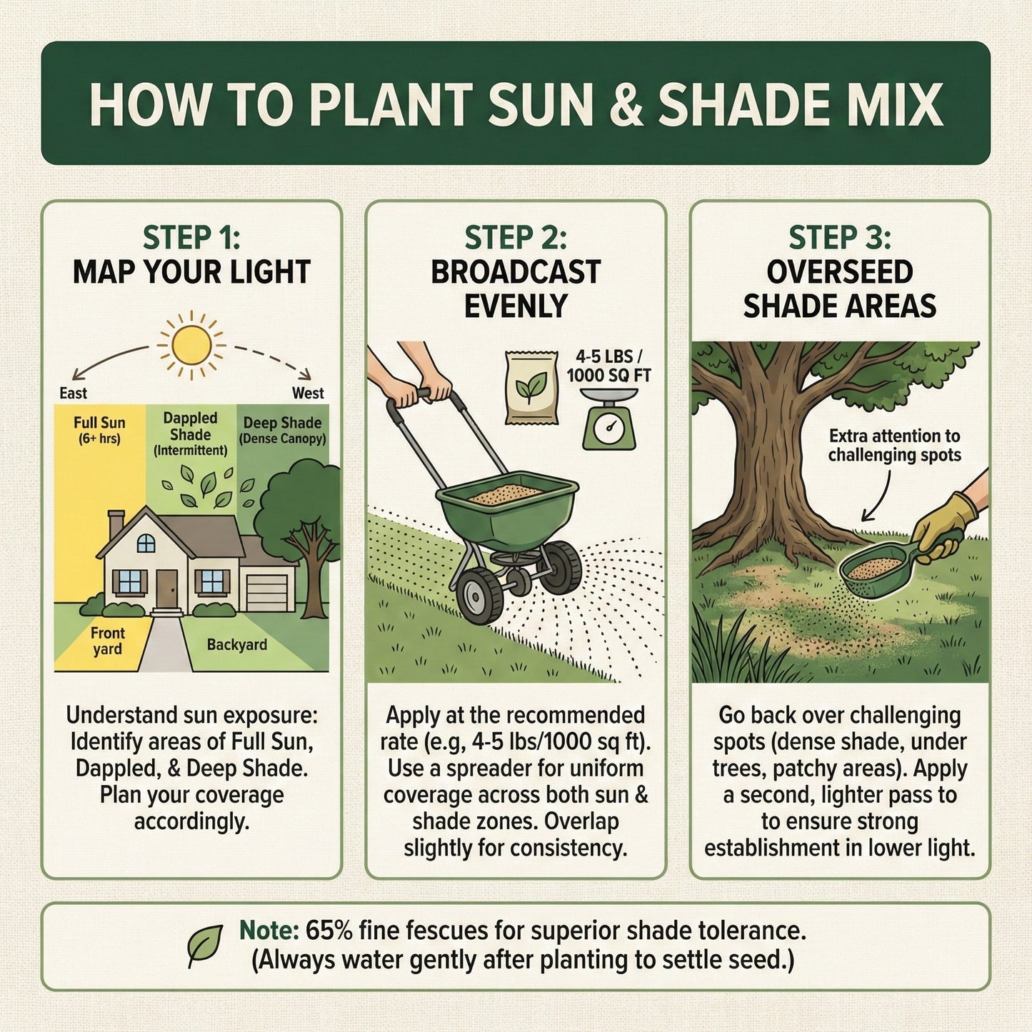 Wicked Tuff Turf Sun & Shade Grass Seed Mix