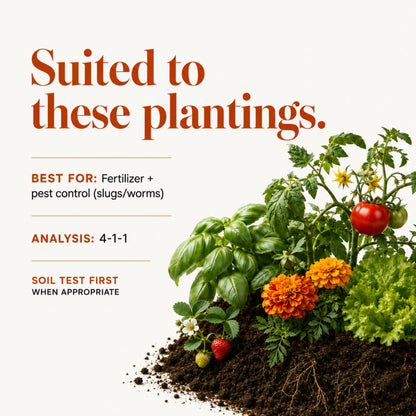 Wicked Organics Tea Seed Meal Fertilizer