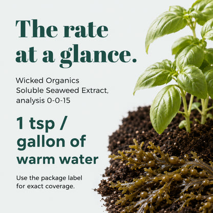 Wicked Organics Thick Skin Fertilizer