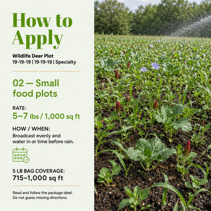 Wicked Growth Wildlife Deer Plot Fertilizer