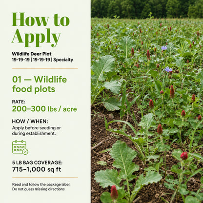 Wicked Growth Wildlife Deer Plot Fertilizer