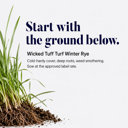 Wicked Tuff Turf Winter Rye Grass Seed