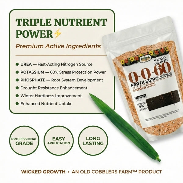 Old Cobblers Farm™ Wicked Growth 0-0-60 Fertilizer - Image 7